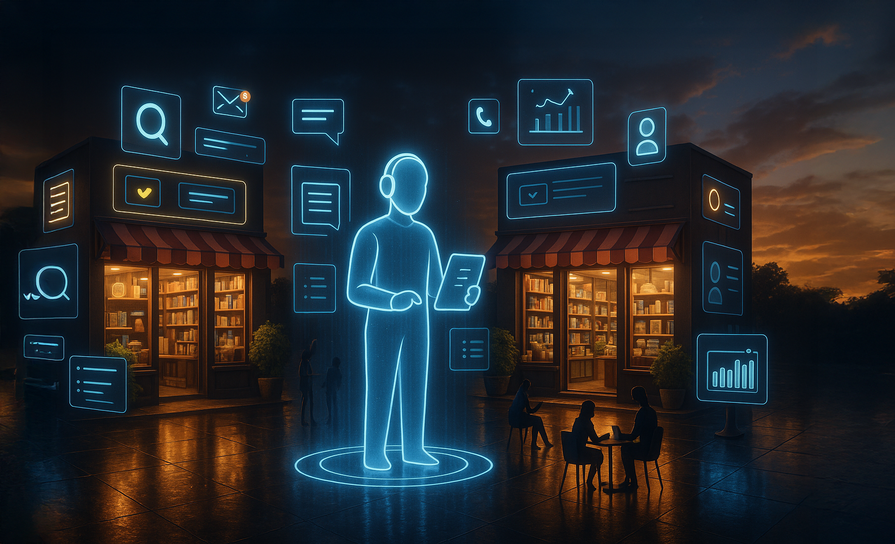 AI Automation Background